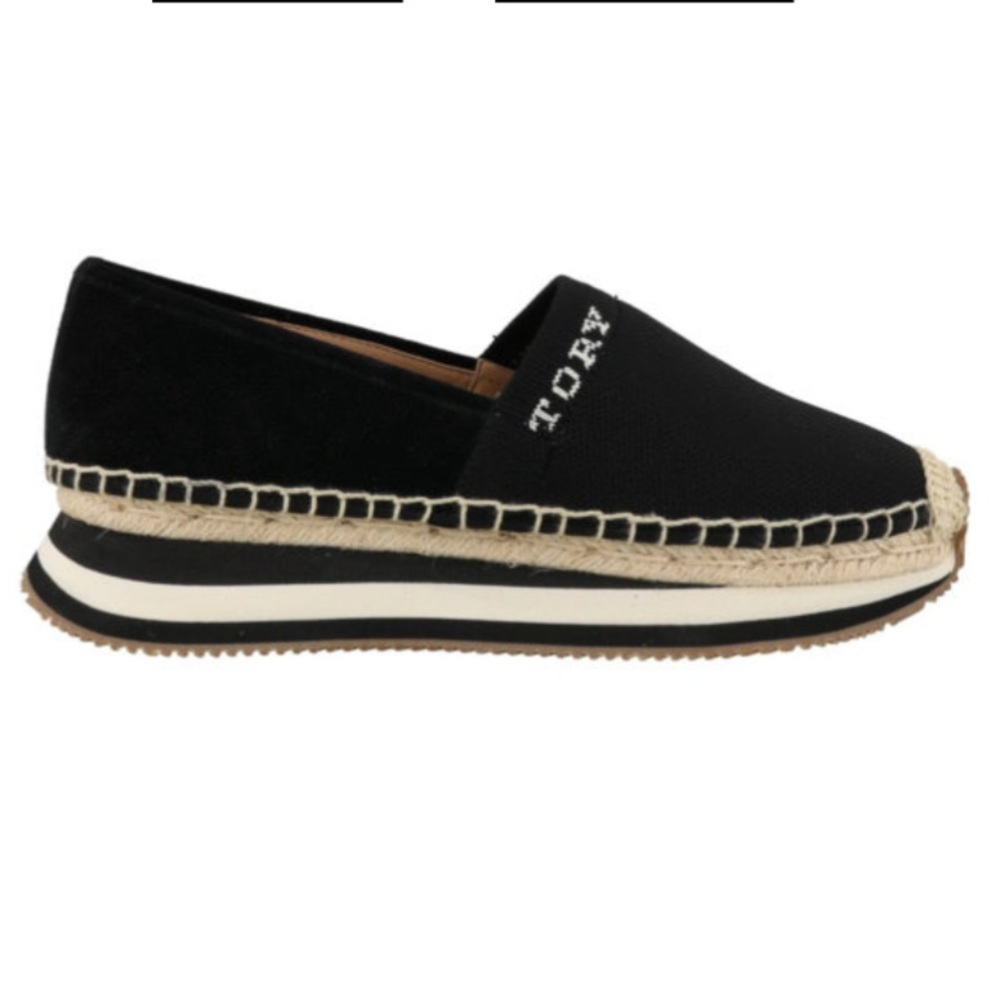 Tory Burch Black Espadrilles